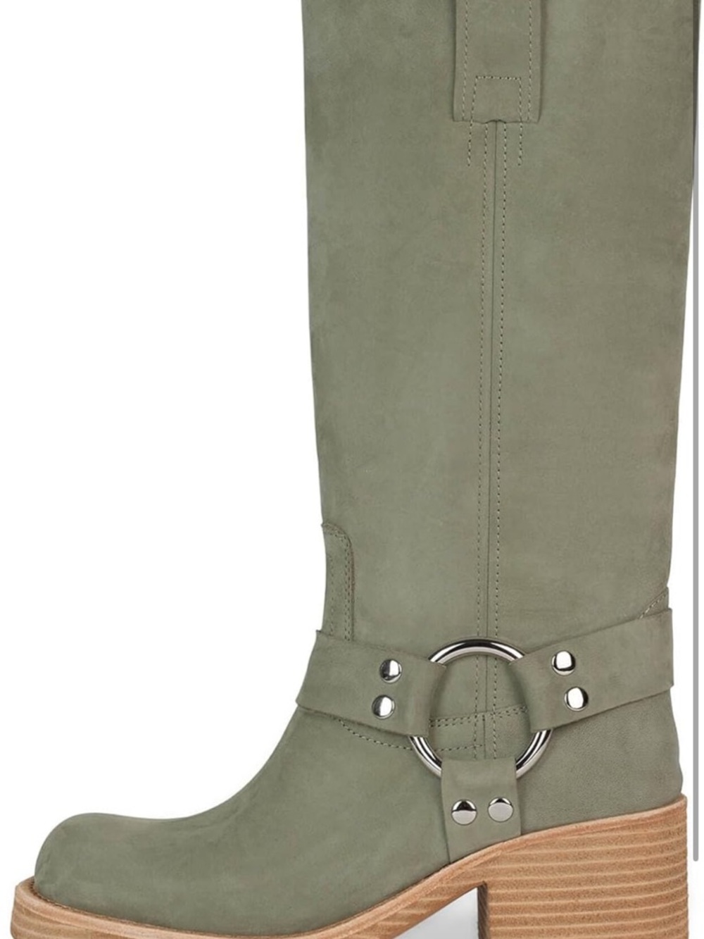 Women's Tall Riding Boots - Olive Green